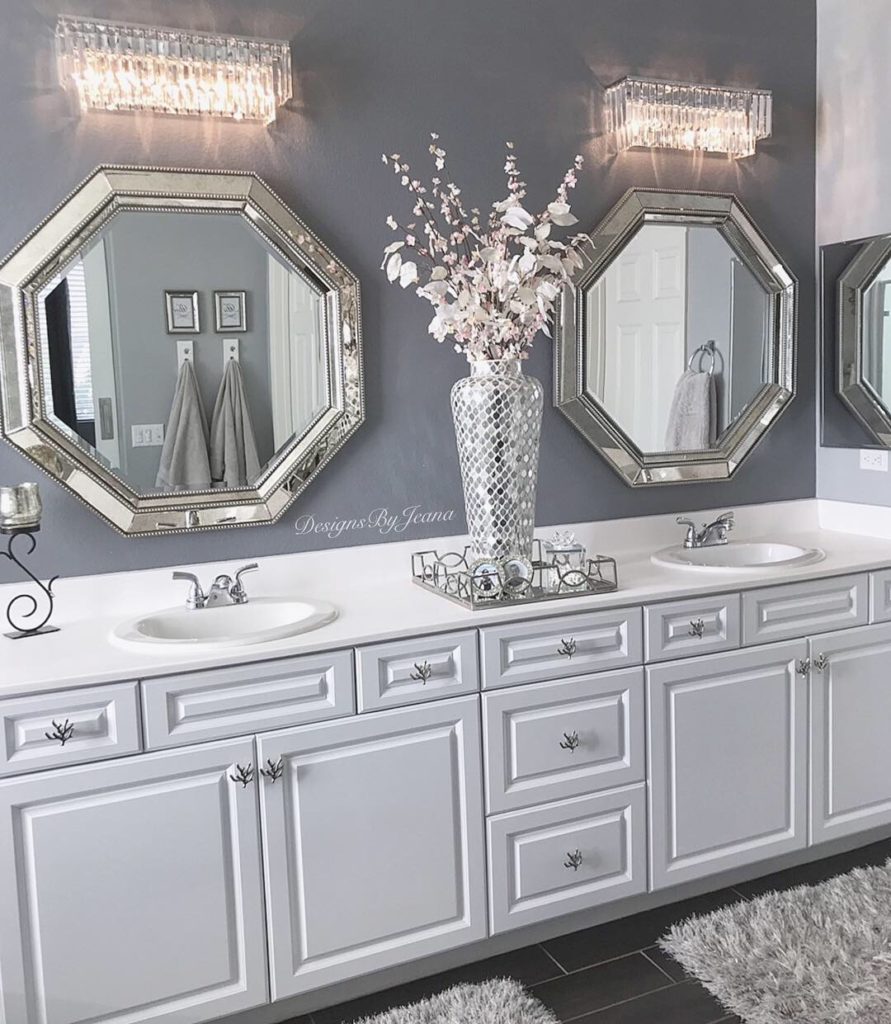 Octagon Bathroom Mirrors