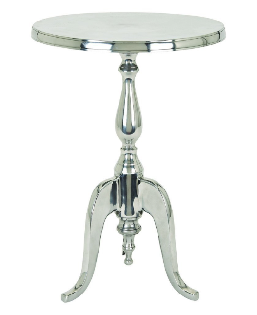 Silver Accent Table