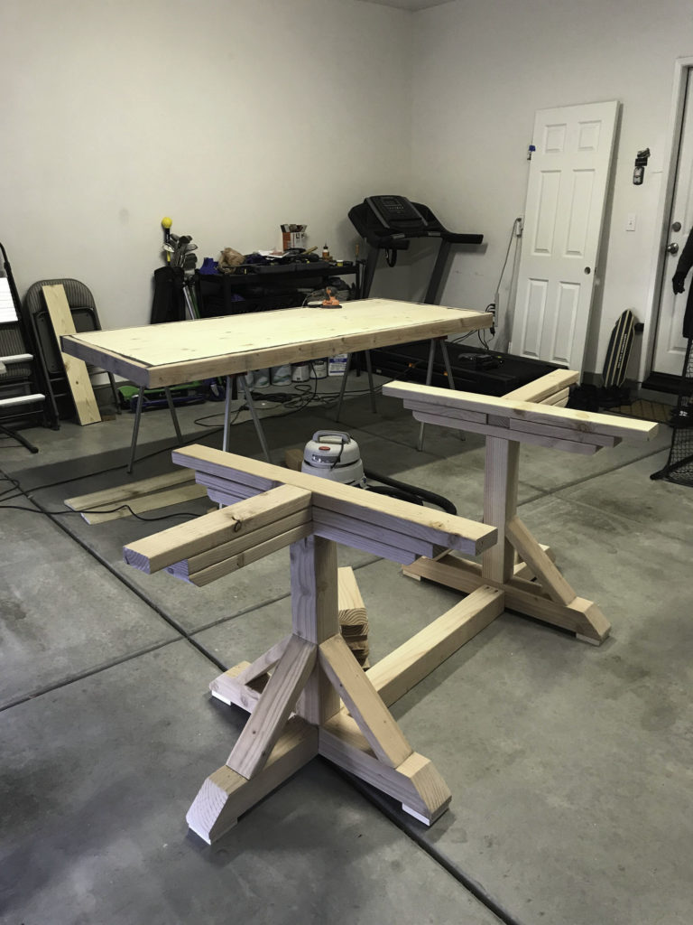 DIY Dining Table With Legs