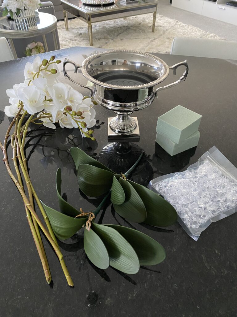 Fake orchid clearance arrangements