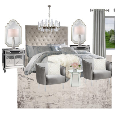 Glam Bedroom Designs for Two Different Budgets