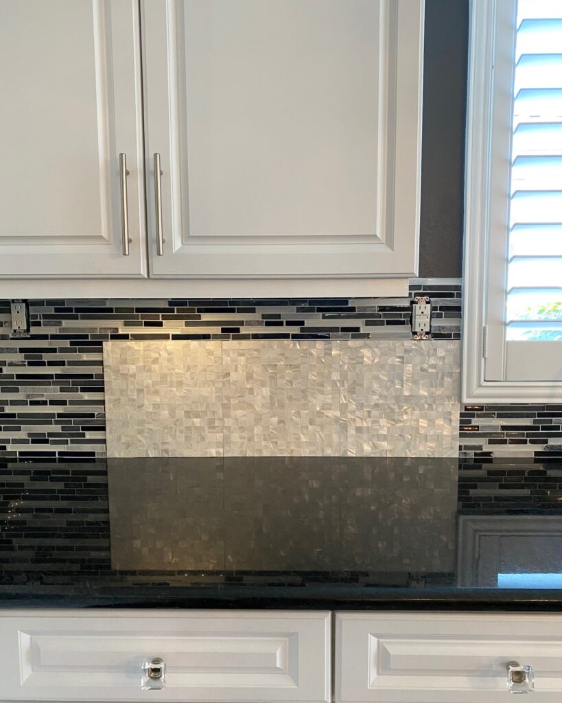 Beautiful DIY Peel-and-Stick Backsplash - Designs by Jeana