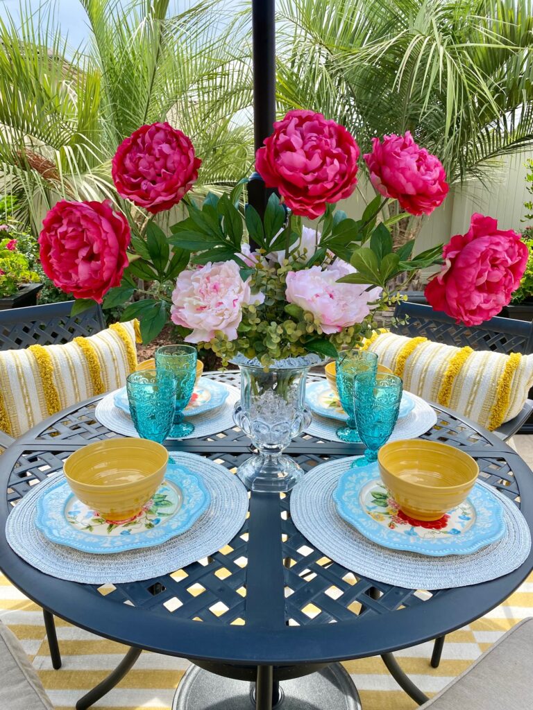 Citrus Summer Tablescape